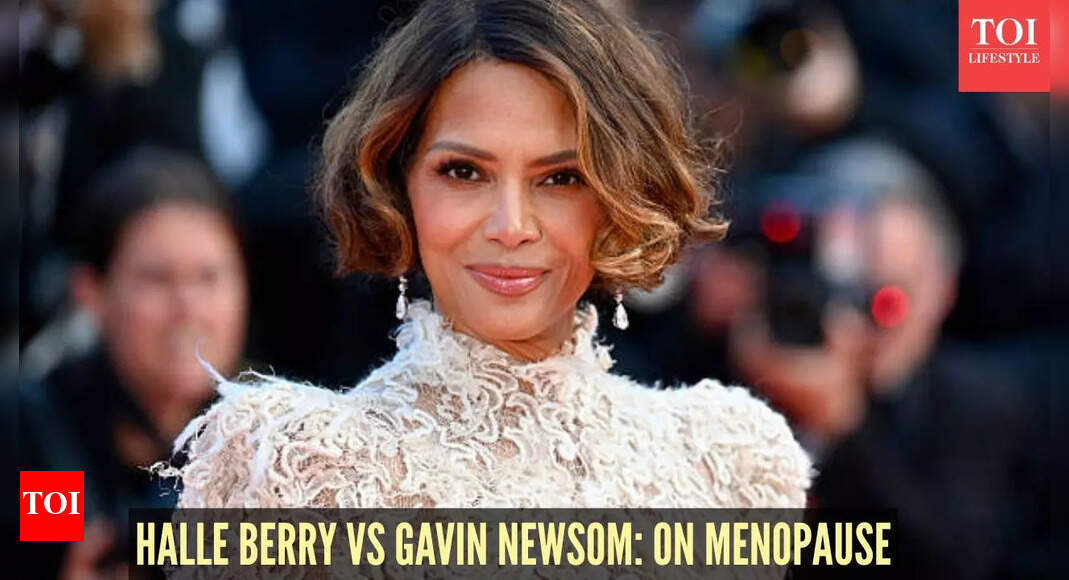 Halle Berry has a beef to pick with Gavin Newsom – about menopause