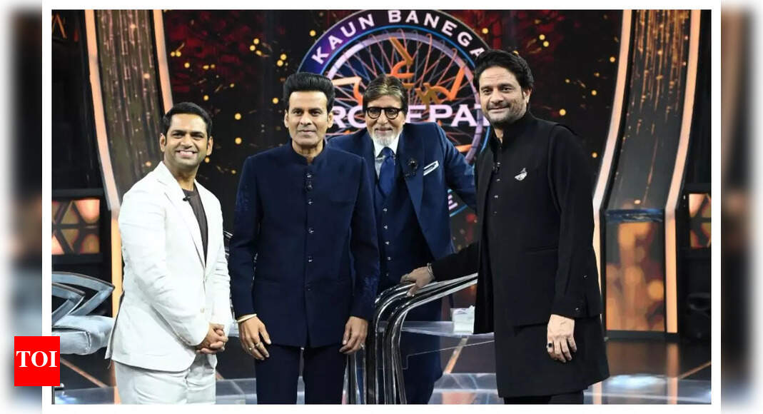 Kaun Banega Crorepati 17: Manoj Bajpayee and Jaideep Ahlawat give a twist to Amitabh Bachchan’s dialogue by enacting it in Bhojpuri and Haryanvi