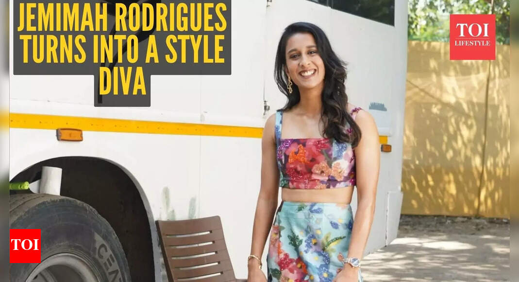 Indian cricket star to style diva: Jemimah Rodrigues' floral look is breaking the internet