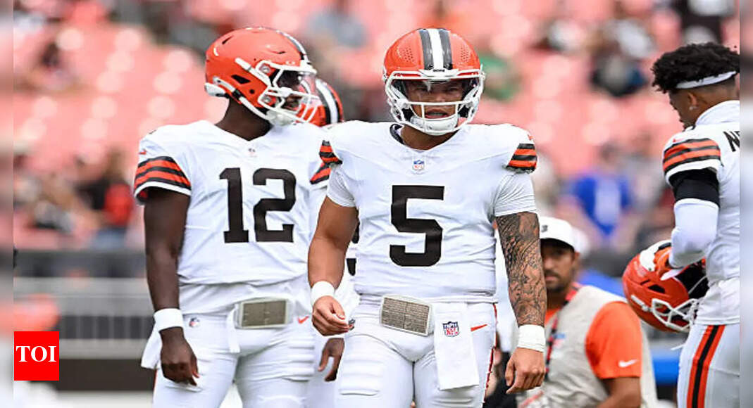 Shedeur Sanders could lead Cleveland Browns in Week 12 after Dillon Gabriel enters concussion protocol