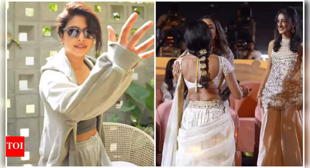 Priyanka practices Telugu lines in new BTS from Varanasi launch