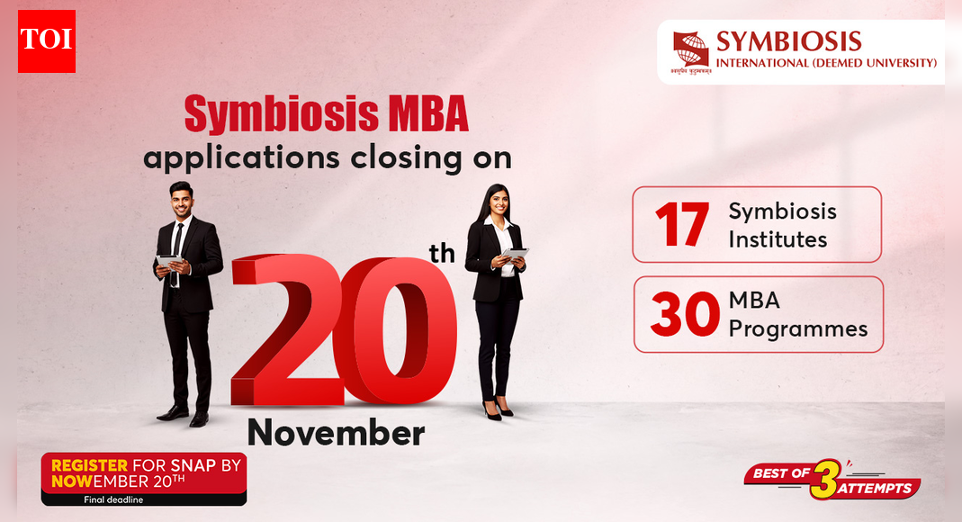 SNAP 2025 registration closes on 20th November: Your final chance to apply for Symbiosis MBA programmes
