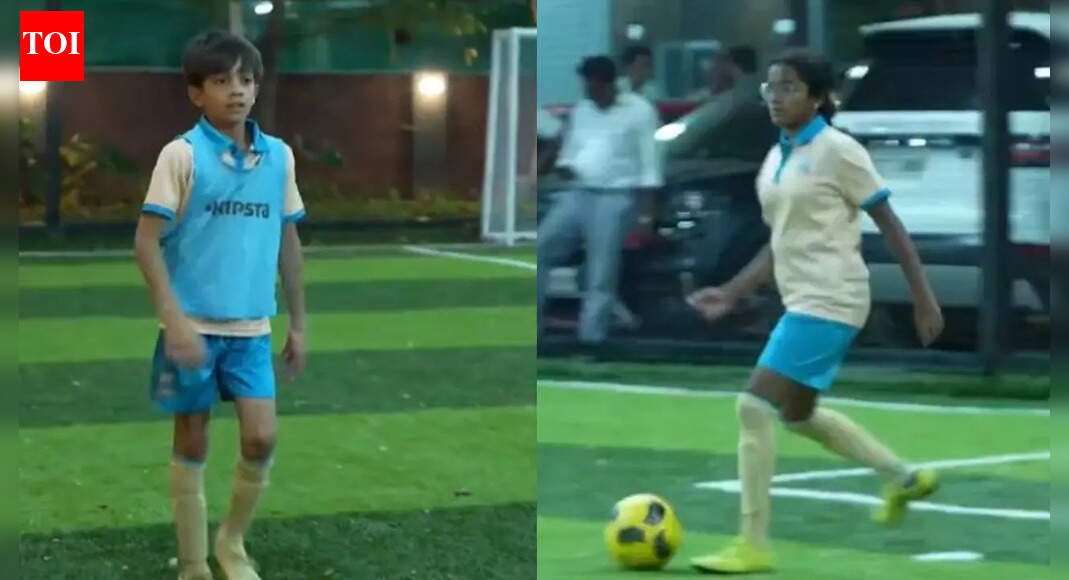 Ajith and Sivakarthikeyan's kids' football video goes viral; Aadvik vs Aaradhana on the field, family friendship wins fans