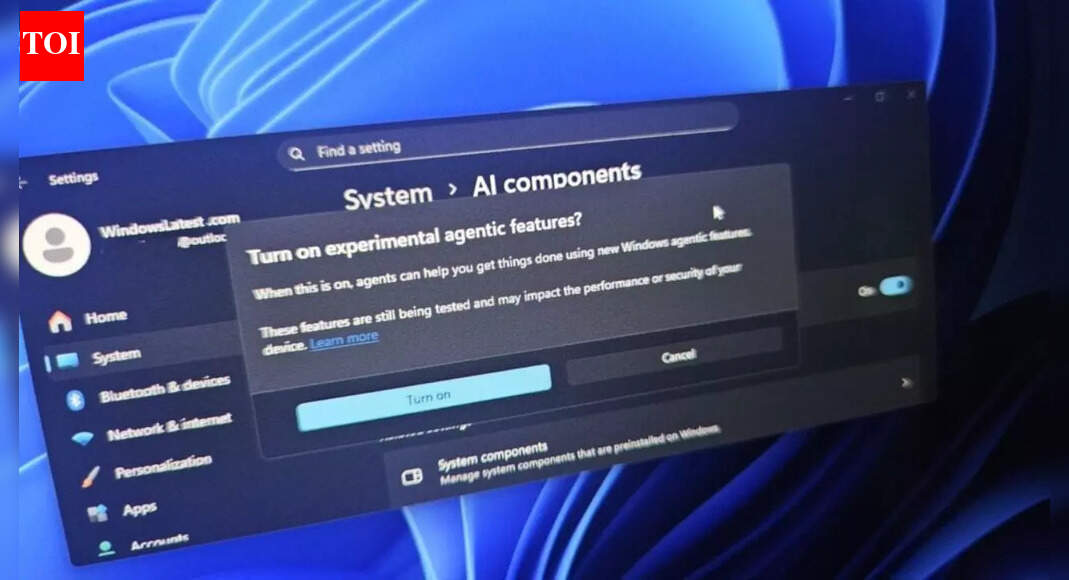Microsoft’s Windows 11 adds AI agents that run in the background to organise files and enhance productivity