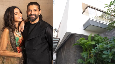 Inside Farhan Akhtar and Shibani Dandekar’s elegant, minimalist and modern Bandra bungalow - PICS