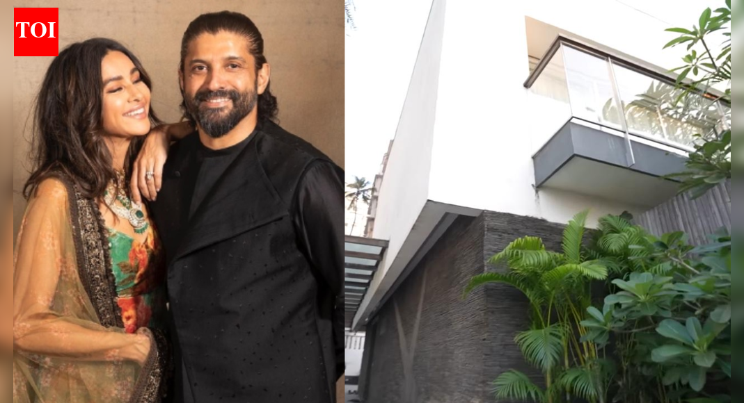 Inside Farhan Akhtar and Shibani Dandekar’s elegant, minimalist and modern Bandra bungalow - PICS