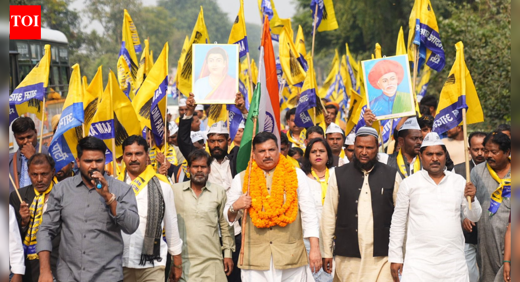 <div>AAP's 'give jobs, give social justice' padyatra reaches Amethi on its seventh day</div>