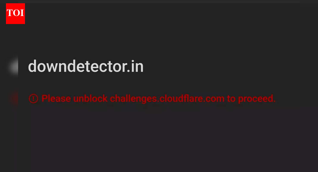 Cloudflare: Website that tells the world what is down goes down; read 'We're sorry to ...' message
