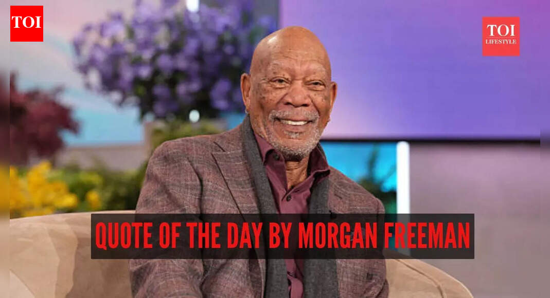Quote of the day by Morgan Freeman: “If you wake up and the snow is knee-deep outside, you are not filled with...”