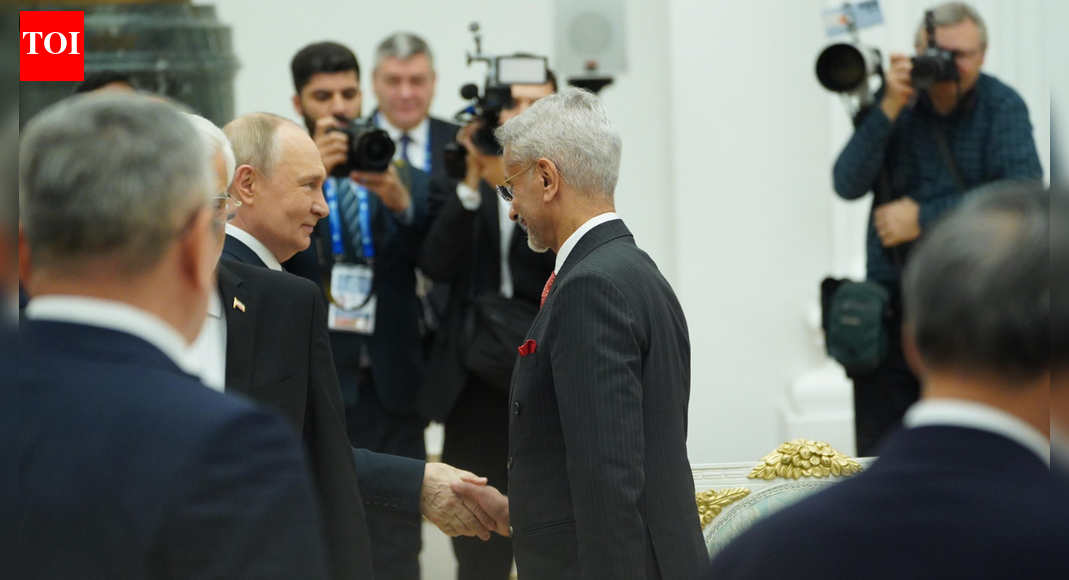 India-Russia ties: Jaishankar meets President Putin in Moscow | India News – The Times of India