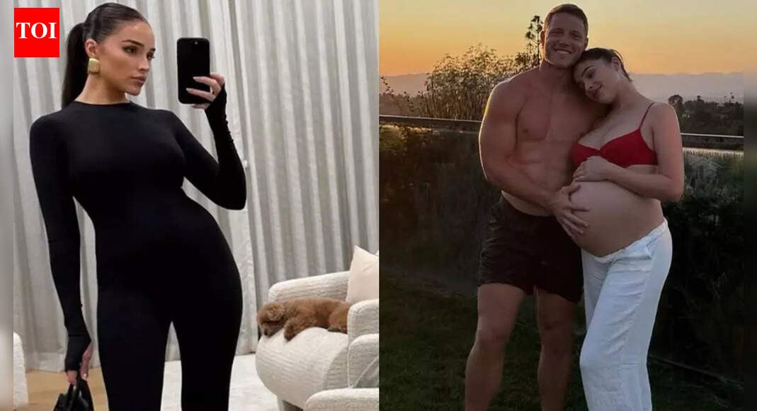 Olivia Culpo flaunts post-pregnancy curves in a sleek jumpsuit just months after welcoming daughter with 49ers' RB Christian McCaffrey