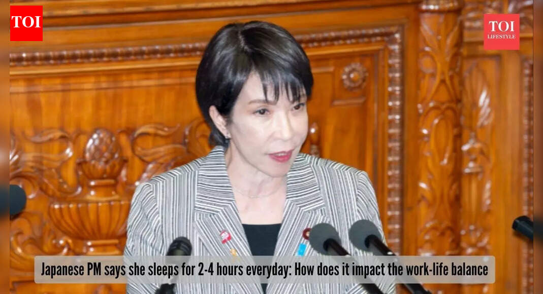 Japan’s PM Sanae Takaichi opens up on her sleeping habits, raises public concerns