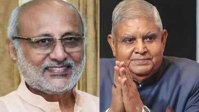 Jagdeep Dhankhar meets C P Radhakrishnan, but no pics or statement from VP's office