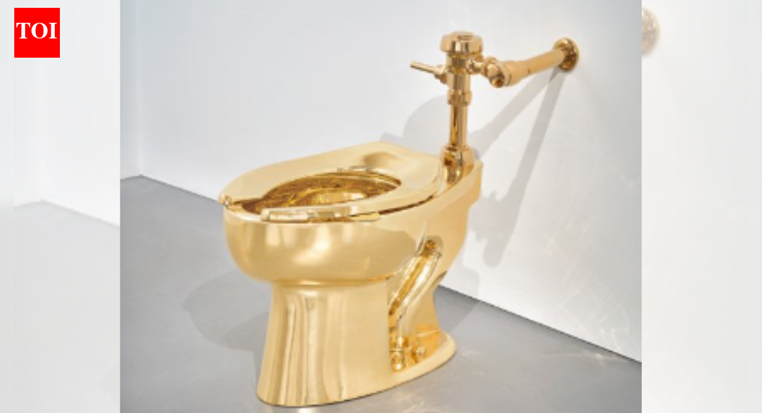 Fully functional: Solid gold toilet fetches $12.1m at NYC auction; artwork was titled ‘America’