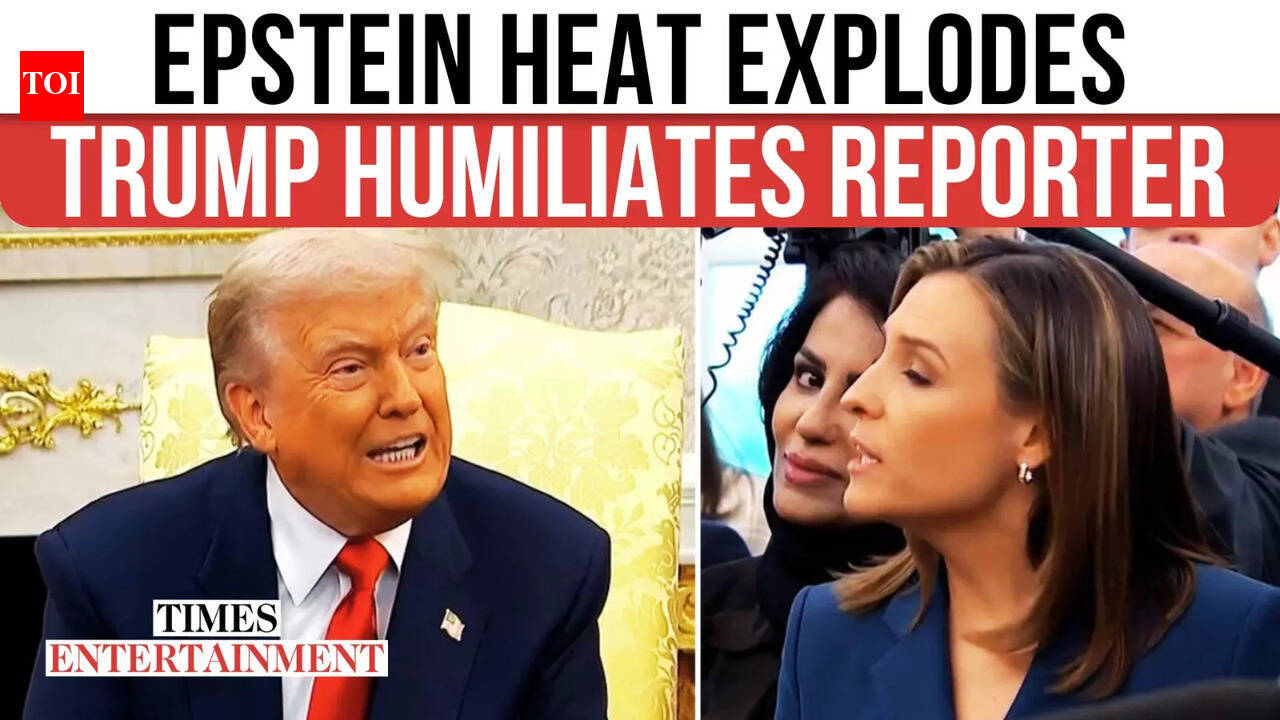 Trump Cornered By Epstein Question During Saudi Meet; Erupts At Reporter