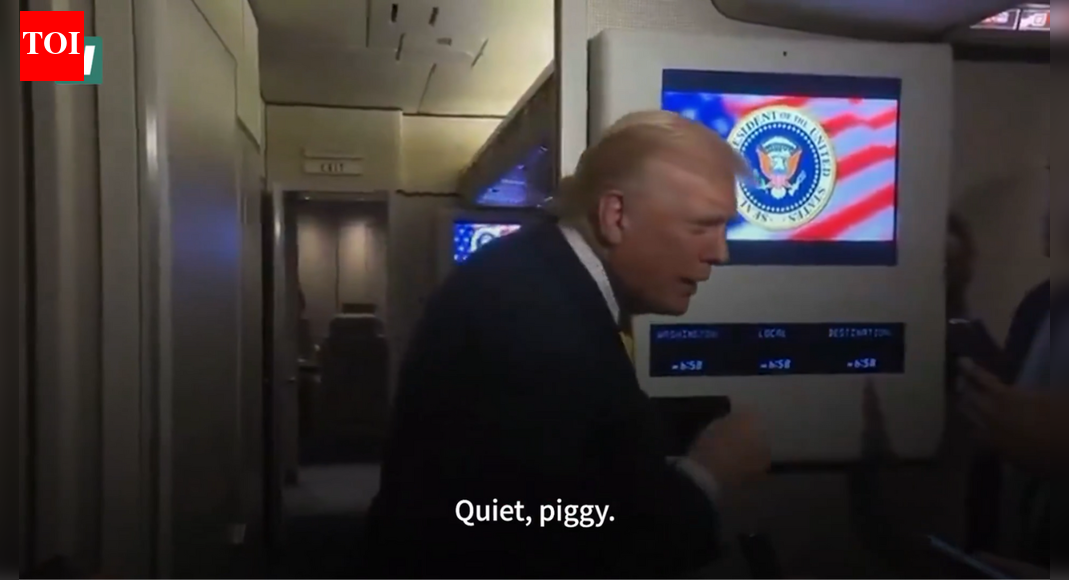 ‘Quiet, Piggy’: Journalist asks Trump about Epstein files; US President snaps