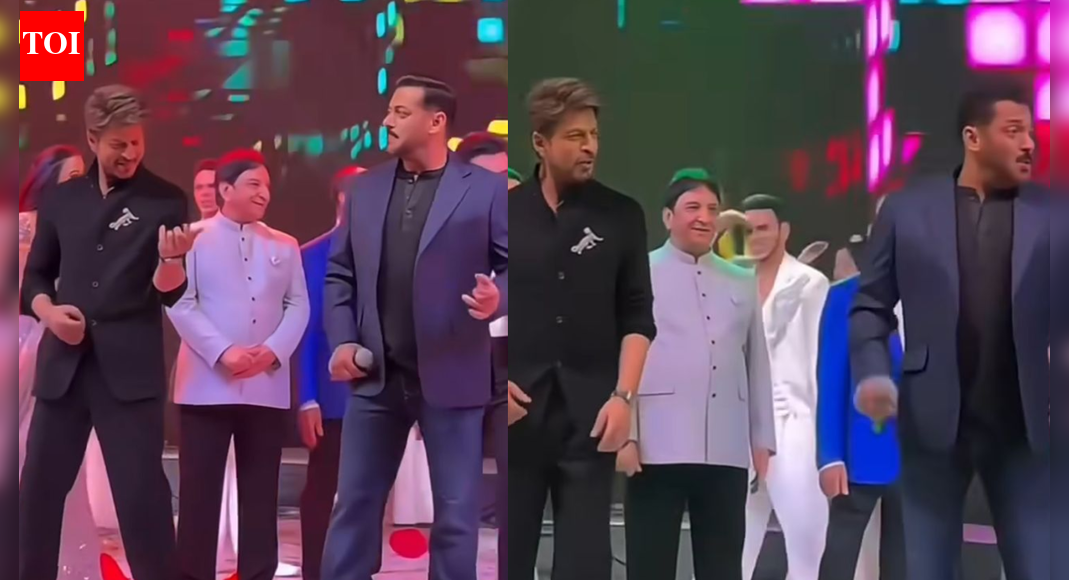 Shah Rukh and Salman dance to ‘O O Jaane Jaana’- VIDEO