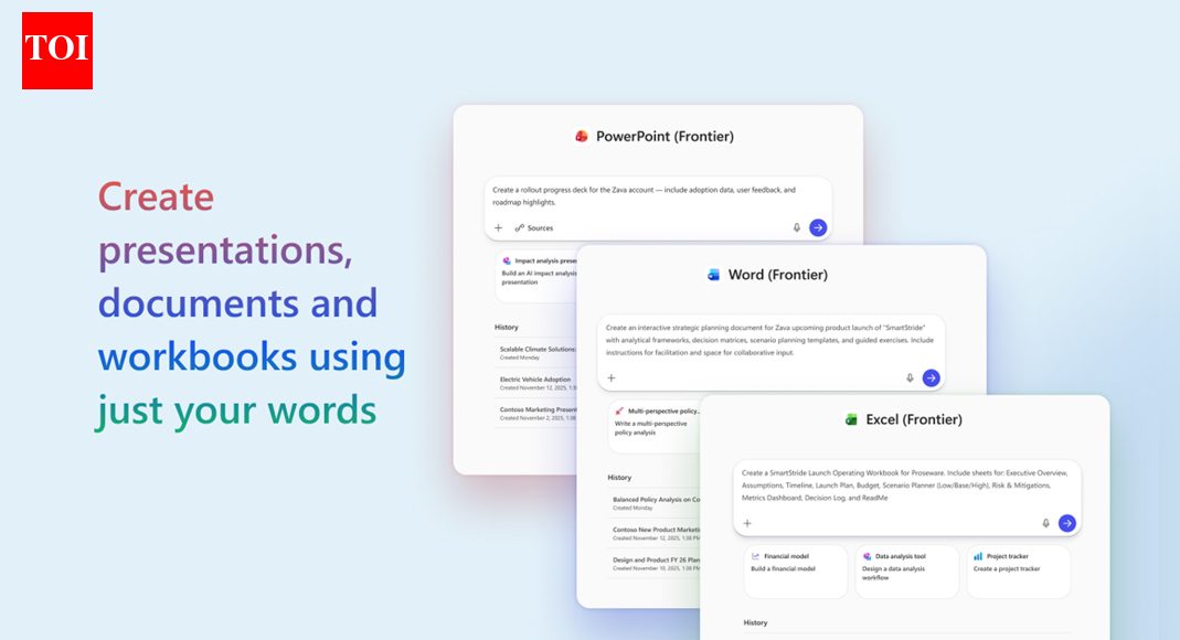 Microsoft Ignite 2025: Microsoft 365 Copilot gets AI agents for Word, Excel and PowerPoint
