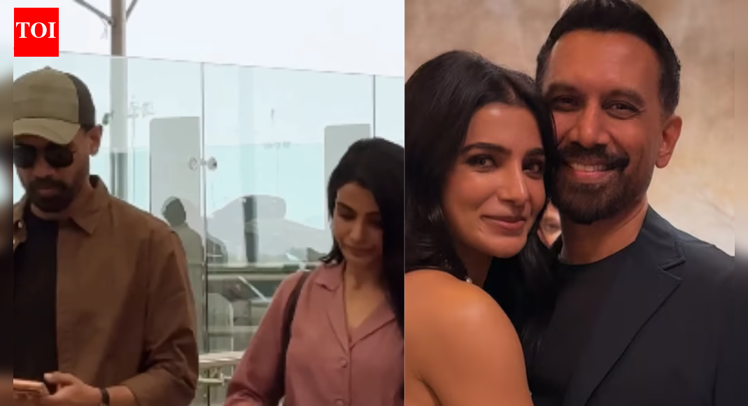 Samantha Ruth Prabhu and Raj Nidimoru SPOTTED at Hyderabad airport amid buzz about couple making rumoured romance official