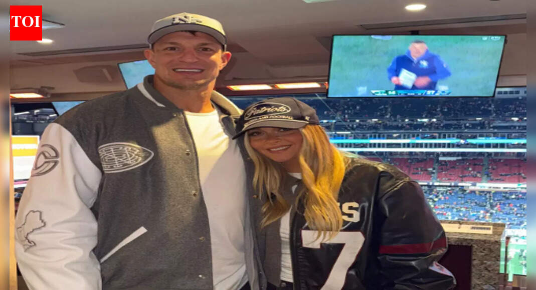 Camille Kostek’s Instagram carousel featuring Rob Gronkowski steals hearts with couple’s hand-in-hand moment and stunning outfit