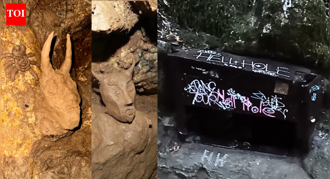 Twin explorers entered 'Hell Hole' and discovered the most unexpected secret hidden inside