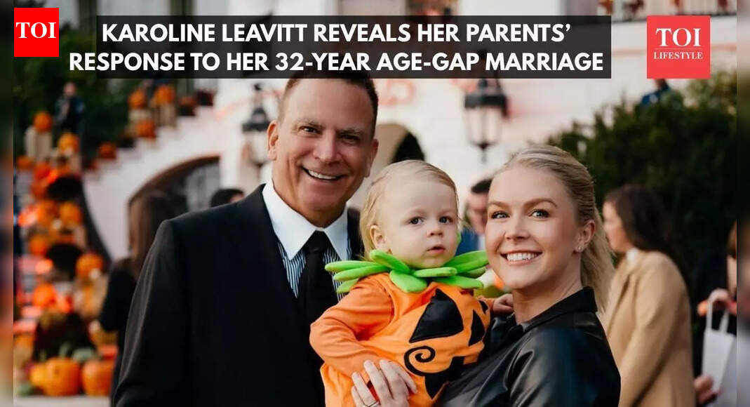 Karoline Leavitt recalls the ‘challenging’ talk with parents about a 32-year age difference with her husband | – The Times of India