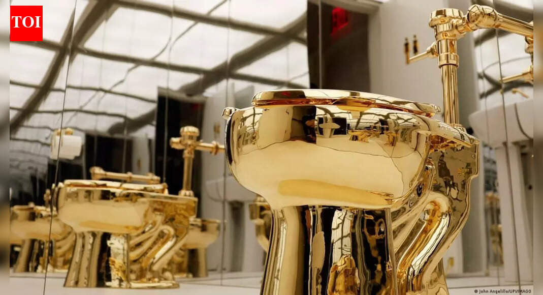 A toilet named ‘America’? Fully functional 18-karat gold toilet sold for over $12M at auction