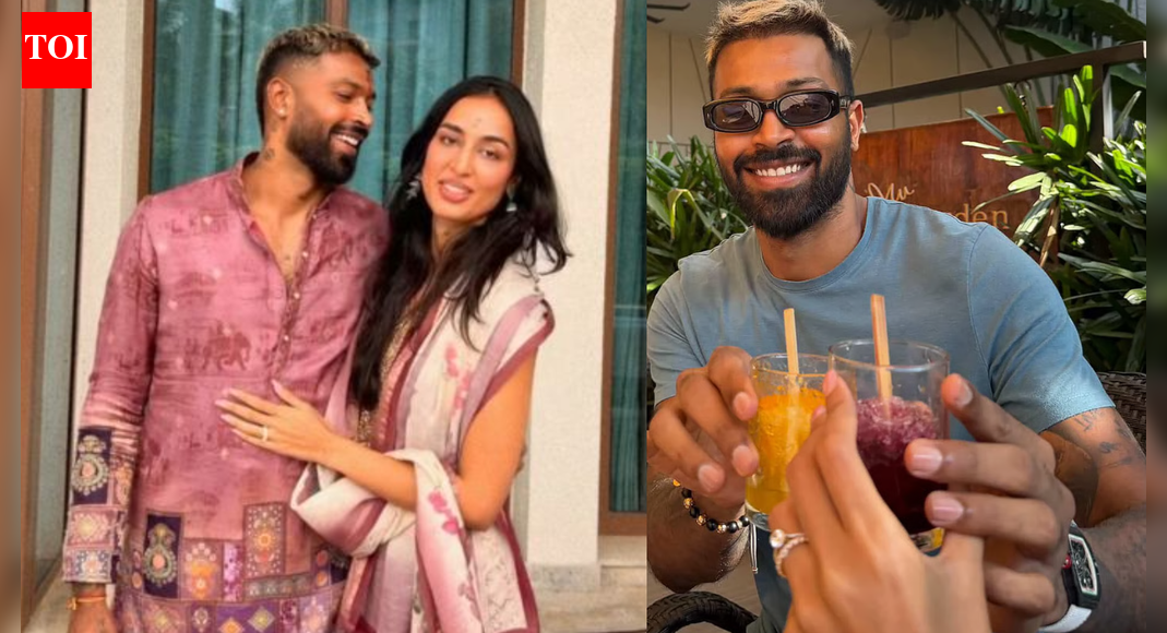 Did Hardik Pandya get engaged to girlfriend Mahieka Sharma? HUGE diamond ring on her finger sparks engagement rumours | Hindi Movie News – The Times of India