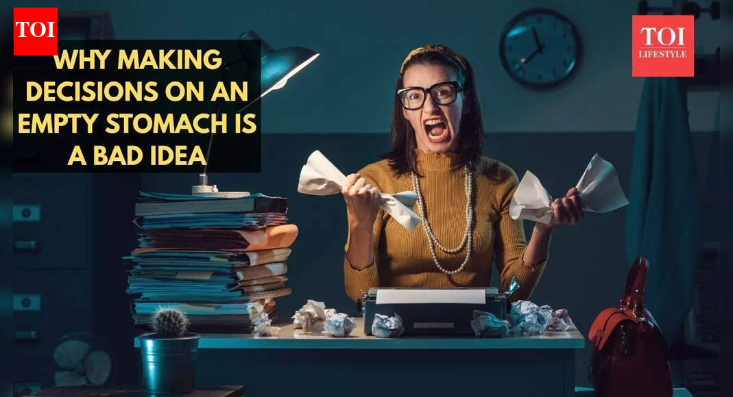 Why making decisions on an empty stomach is a bad idea