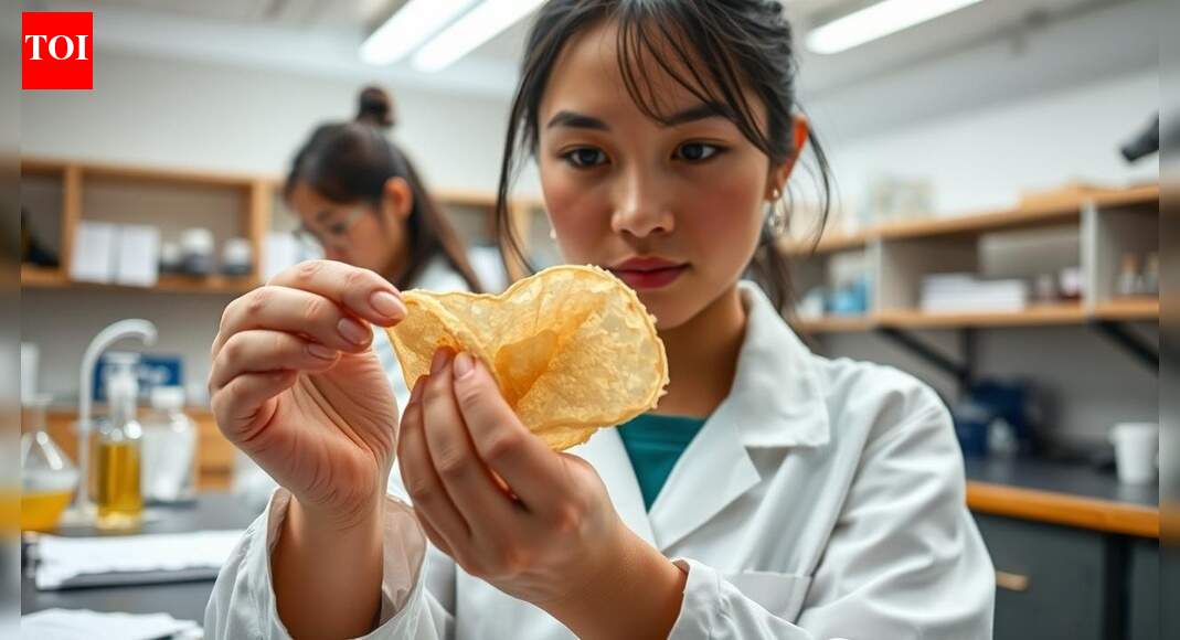 Davanagere students make sanitary pads & clothes from betel nut peel
