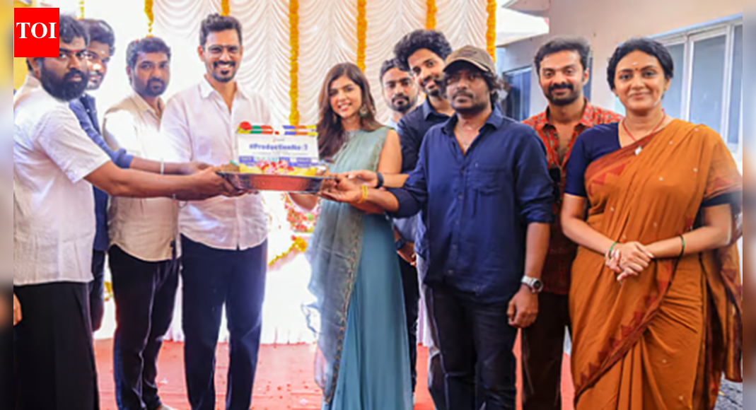 ‘Lokah’ star Kalyani Priyadarshan begins shoot for Thiraviyam SN's directorial in Chennai; team plans to complete the film in a single stretch