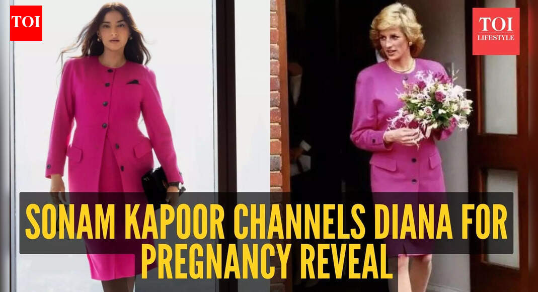 Sonam Kapoor dresses like late Princess Diana to announce second pregnancy