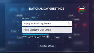Oman launches AI powered platform to showcase its history and receive global National Day greetings