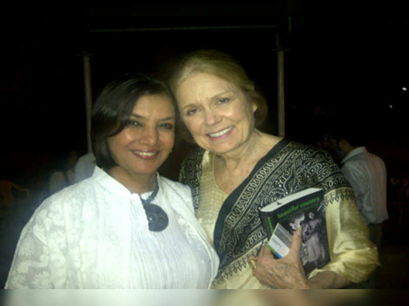 Shabana Azmi meets her role model Gloria Steinem