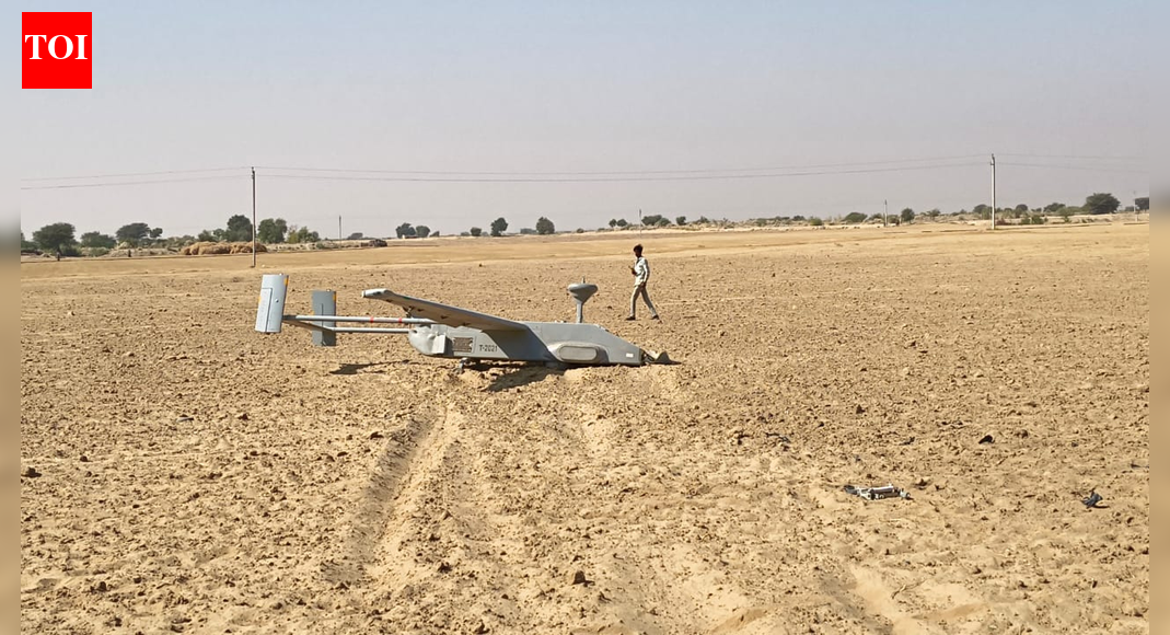 Indian Air Force's Israel-made Heron surveillance drone makes emergency landing in Jaisalmer