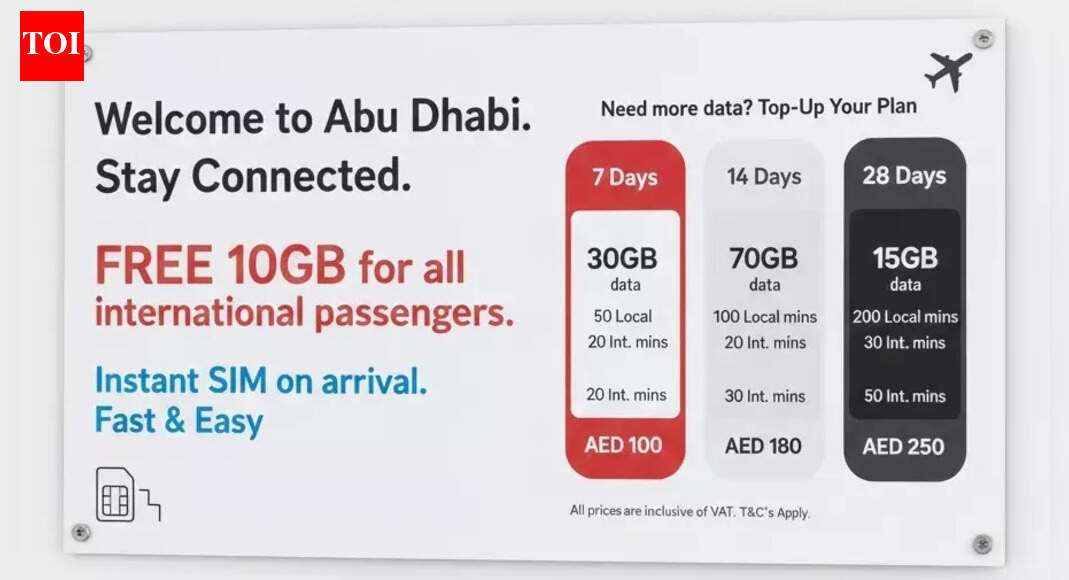 Breaking: Abu Dhabi rolls out free 10GB SIM for all international passengers