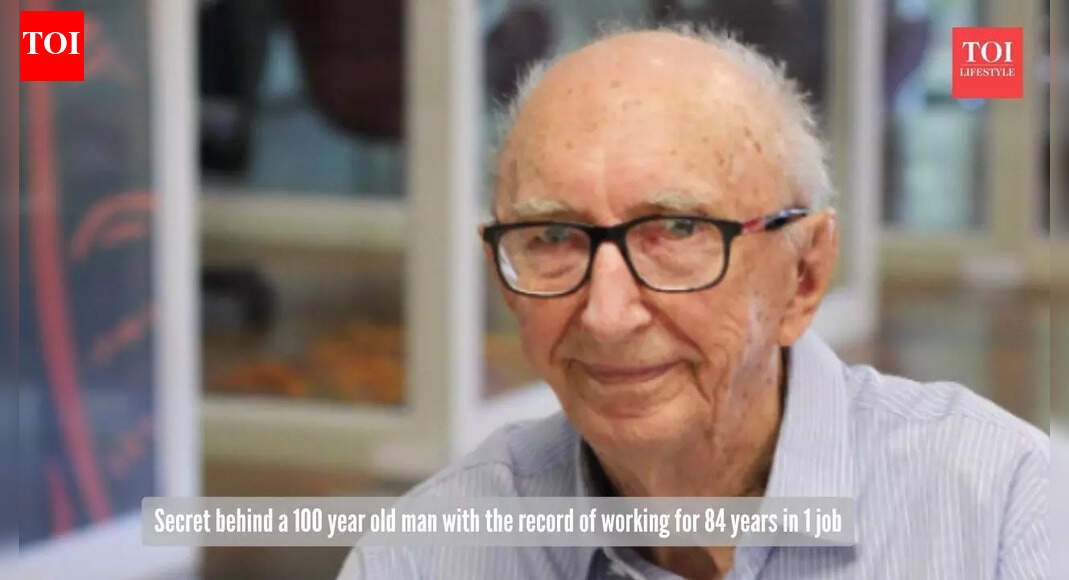 This 100-year-old man made a world record of working in 1 job for 84 years; details inside
