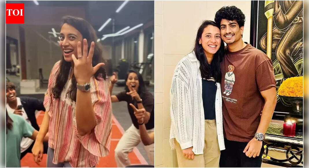 Smriti Mandhana CONFIRMS engagement to Palash in fun video