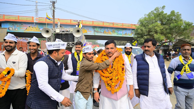 AAP’s ‘Provide Employment – Ensure Social Justice’ march reaches Pratapgarh on its 9th day