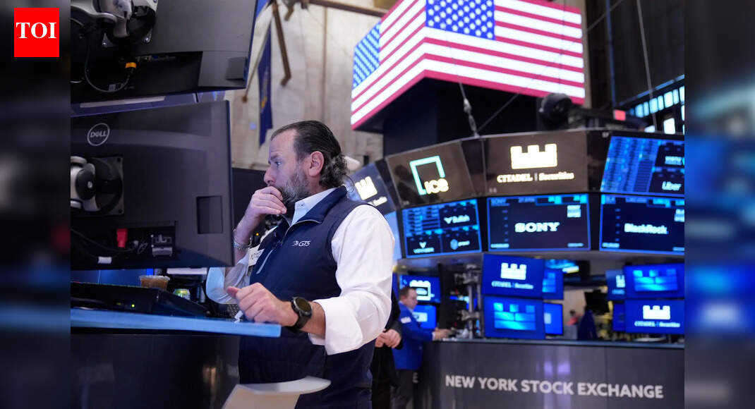 US stocks today: Wall Street trades in green on hopes of another Fed rate cut; Dow jumps over 660 points, Nasdaq near 2.5% gains – The Times of India