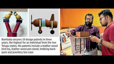 Art from heart gets man 19 design patents in 3 years