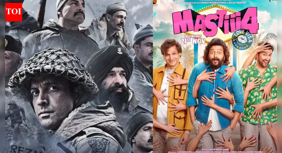 <div>'Masti 4' & '120 Bahadur' Movie Review and Release Live Updates</div>