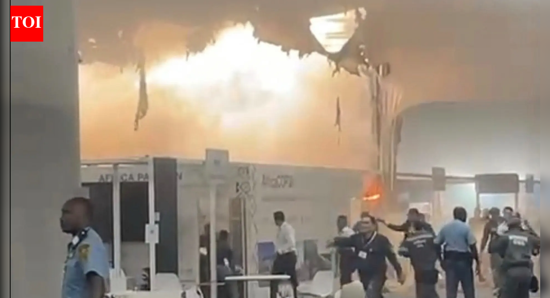 Flames, smoke, sirens: Delegates flee as fire erupts at COP30 Summit in Brazil—Watch