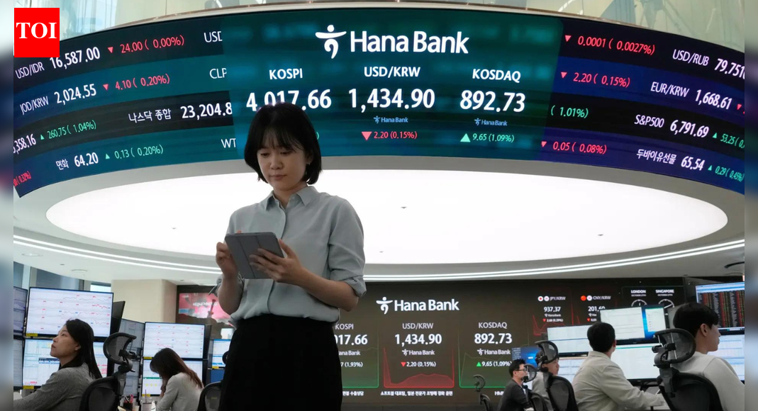 Market watch: Asia stocks slide as risk-off mood deepens; oil extends weekly losses