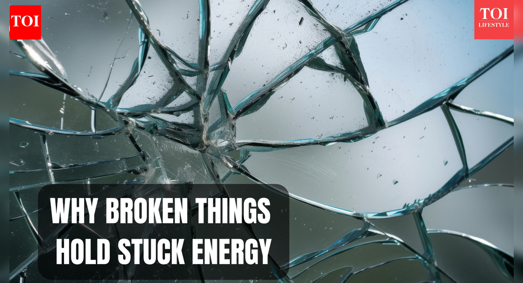 Why broken objects in your house are believed to hold stuck energy