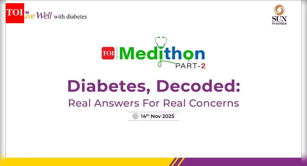 TOI diabetes Medithon 2025: Living well with diabetes