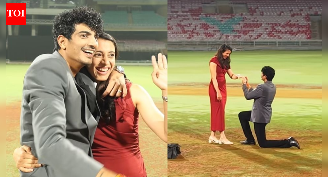 Video: Palash Muchhal proposes to Smriti Mandhana