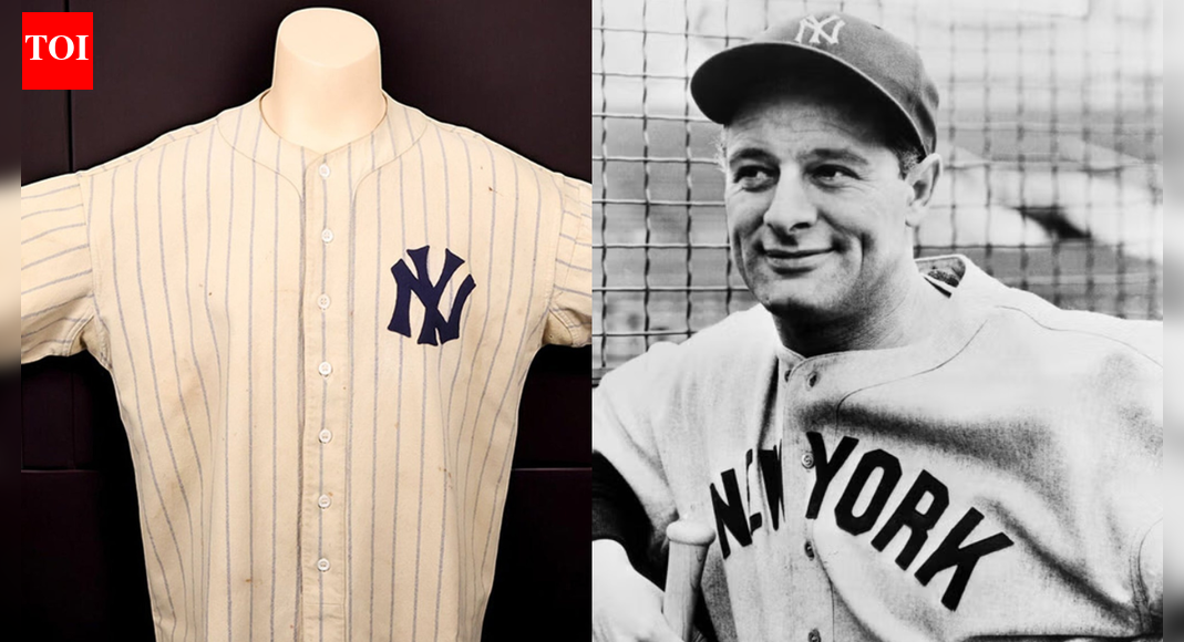 How far can bidding rise on Lou Gehrig’s 1937 Yankees jersey after experts placed it above $3 million