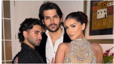 Video: Tara Sutari refers Veer Pahariya as 'husband', engagement rumors spark