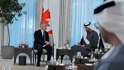 Viral moment: UAE President Sheikh Mohamed clicks candid photo of Canadian PM in Abu Dhabi